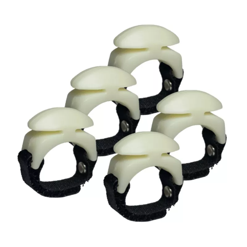 5-Pack Line Cutterz Ceramic Blade Ring - Glow-in-the-Dark