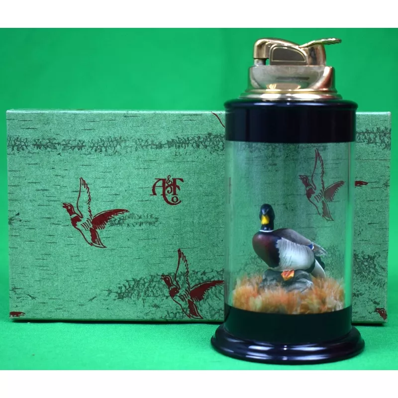 "Abercrombie & Fitch Mallard Cylindrical Evans Lighter" (New In A&F Box) (SOLD)