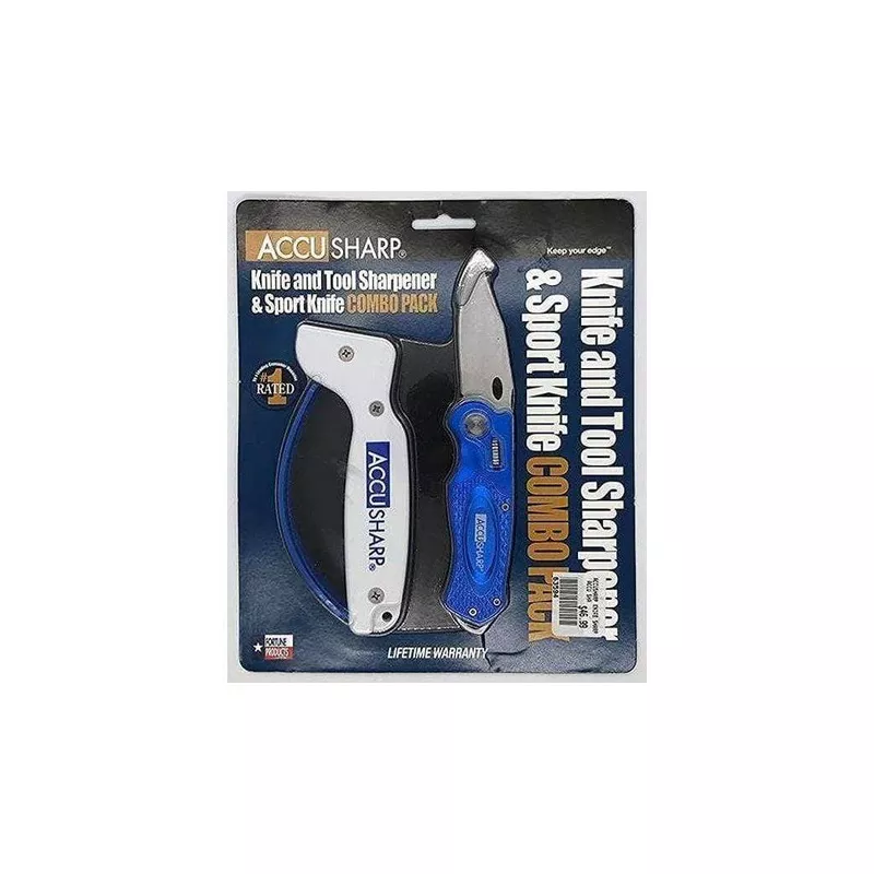 Accusharp Knife & Tool Sharpener Combo Pack