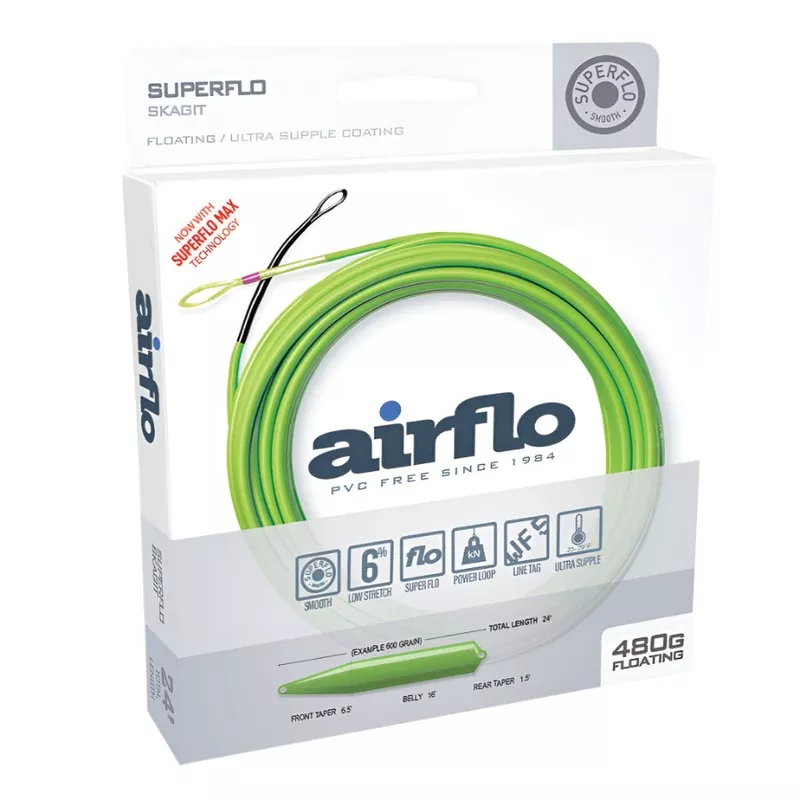 Airflo Superflo Max Skagit Shooting Head Green