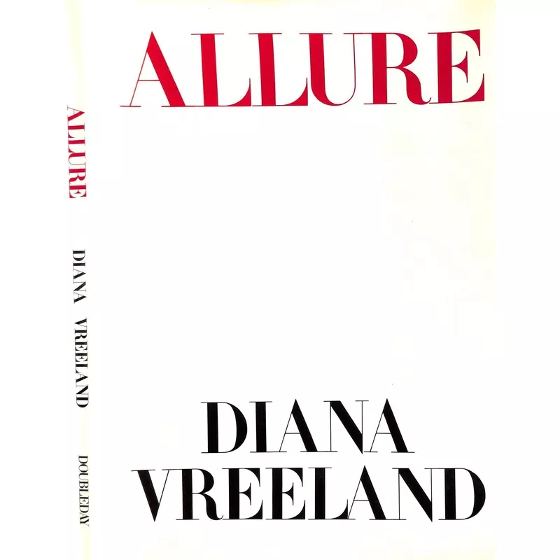 "Allure" 1980 VREELAND, Diana (SIGNED)