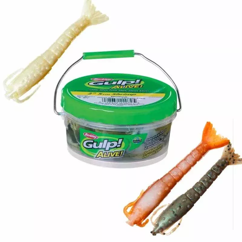 Berkley Gulp Alive 3in Shrimp 1/2 Pint