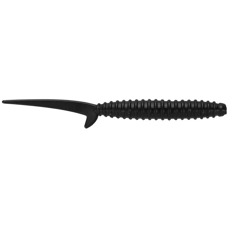 Big Bite Baits Scentsation Thresher Worm - 4 Inch Black