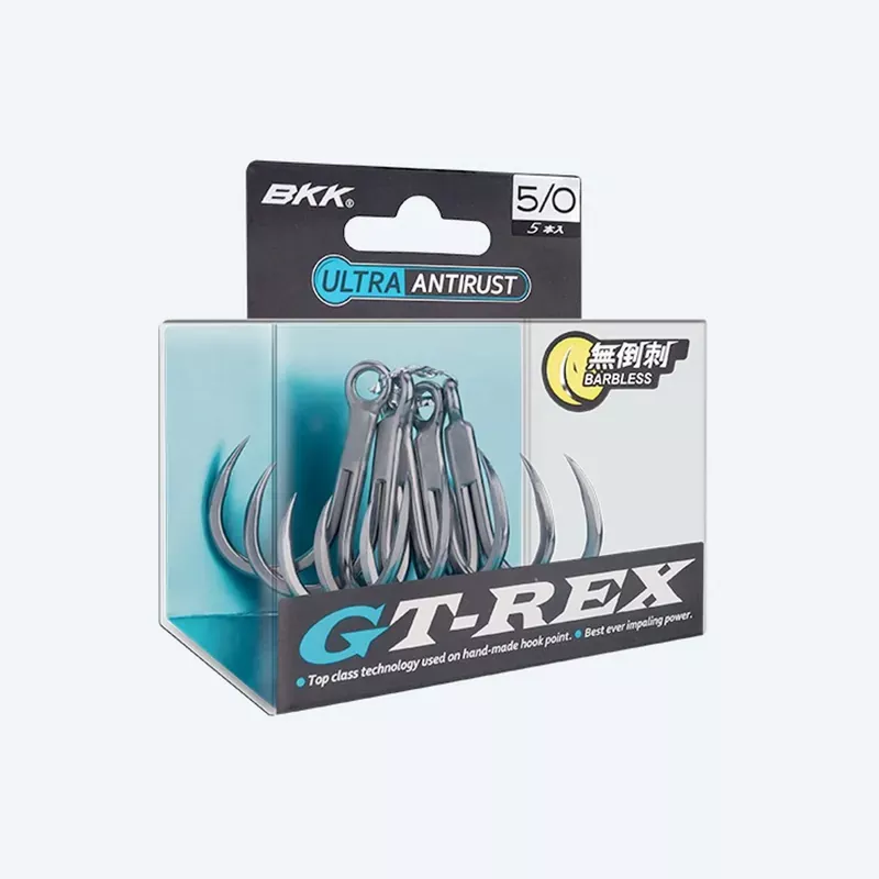 BKK GT-Rex BL (Barbless) Treble Hook