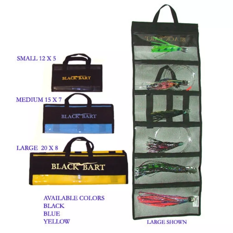 Black Bart 6 Pocket Rollup Lure Bag