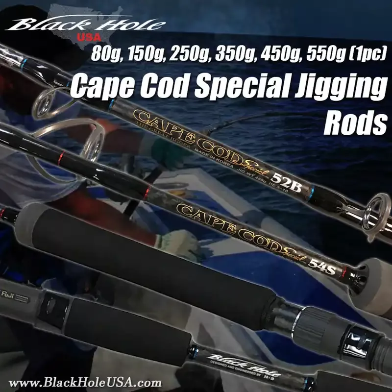 Black Hole Cape Cod Special Spinning Jigging Rods *Clearance*