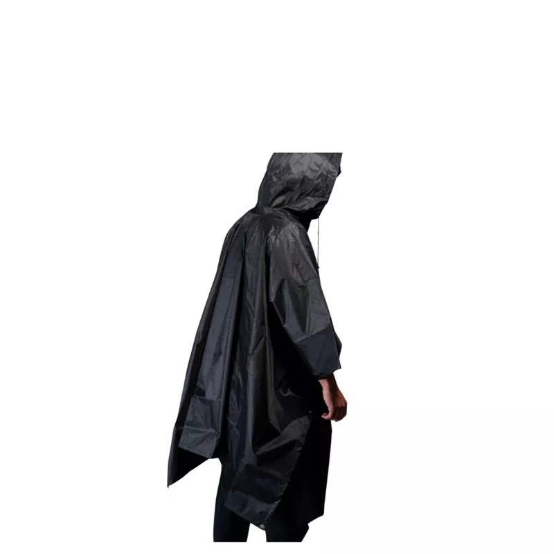 Black rain poncho