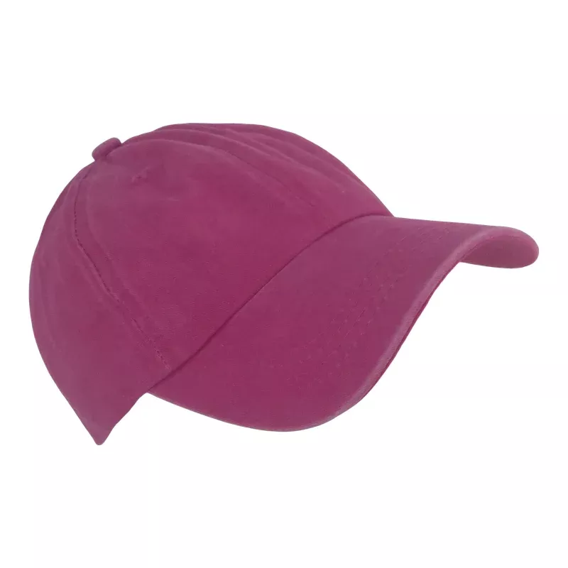 BSTC 6-Panel Baseball Cap Distressed Cotton Hot Pink