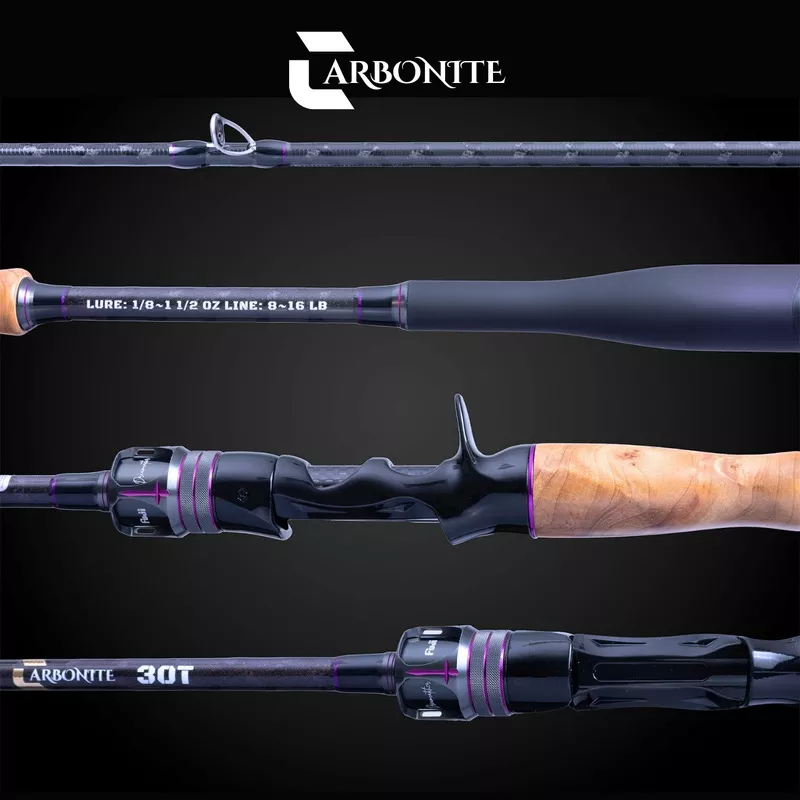 CARBONITE 2-PIECE CASTING ROD (TWO TIPS INCLUDED)