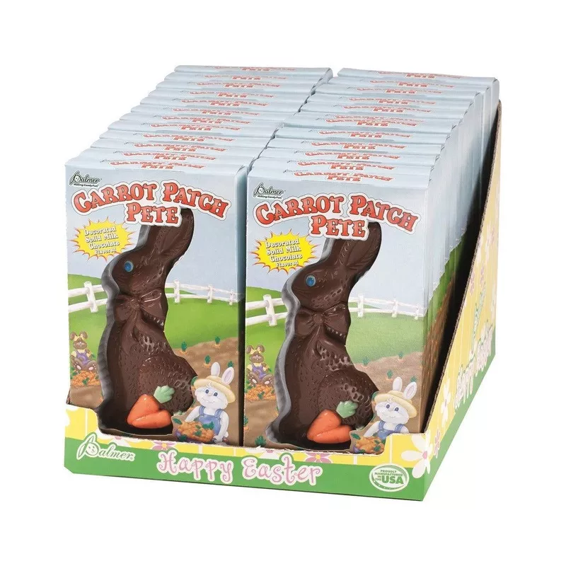 Carrot Patch Pete Chocolate Bunny