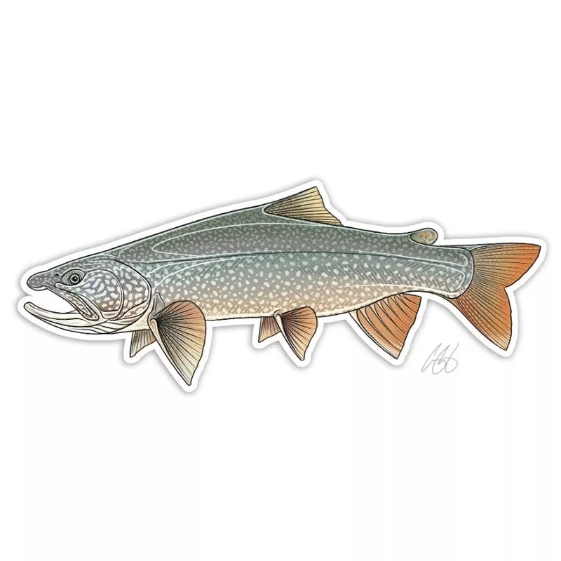 Casey Underwood Lake Trout Decal