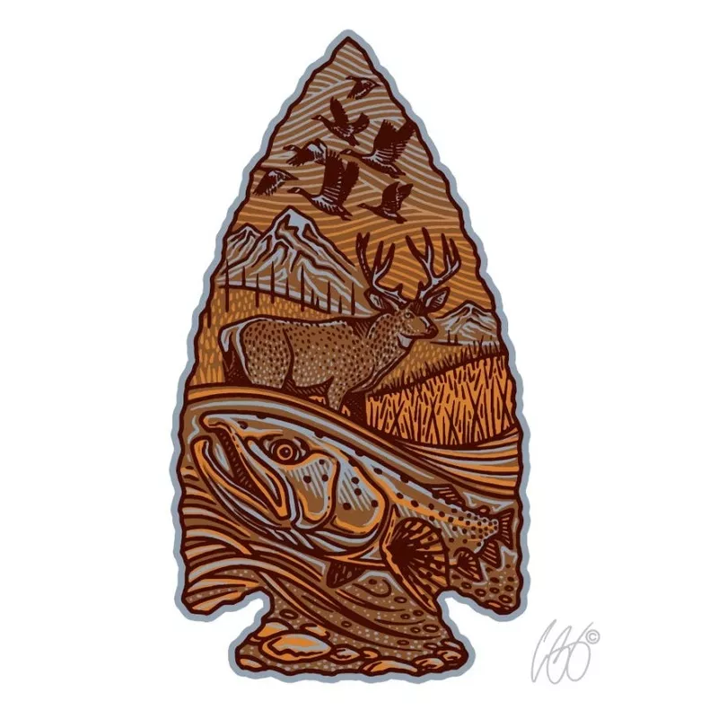 Casey Underwood Stone Point Decal