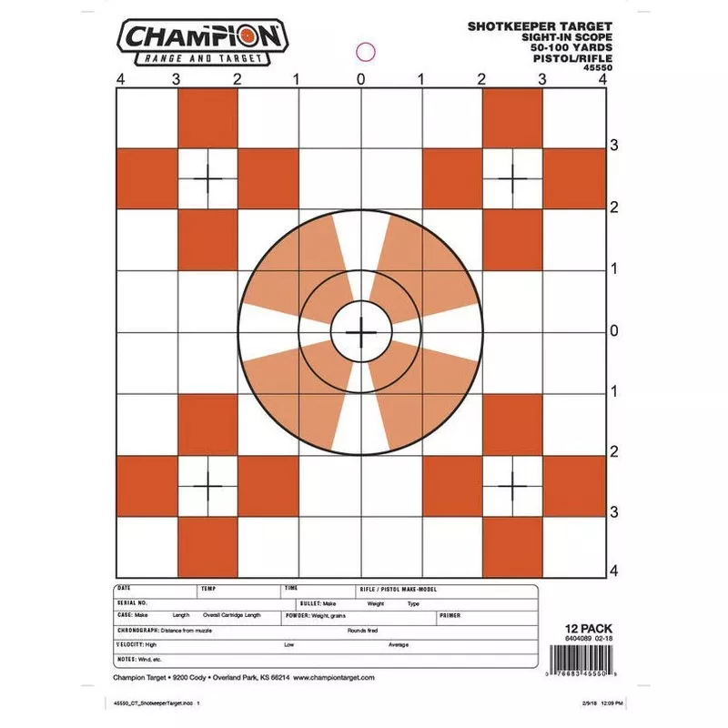 Champion Shot-keeper target 12pk
