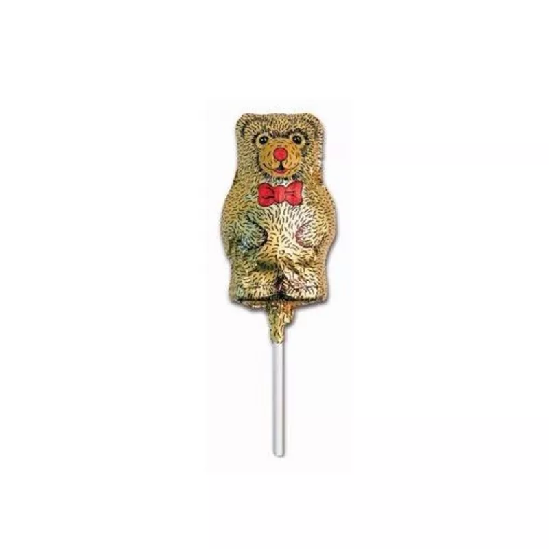 Christmas Solid Chocolate Bear Pops