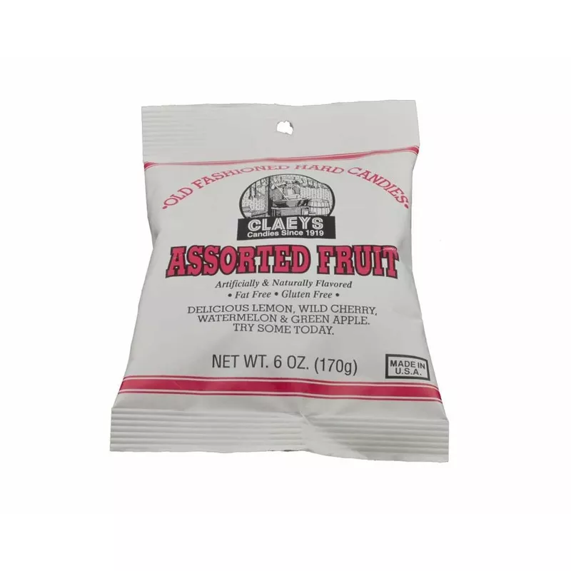 Claeys Assorted Fruit Old Fashioned Hard Candy Bags