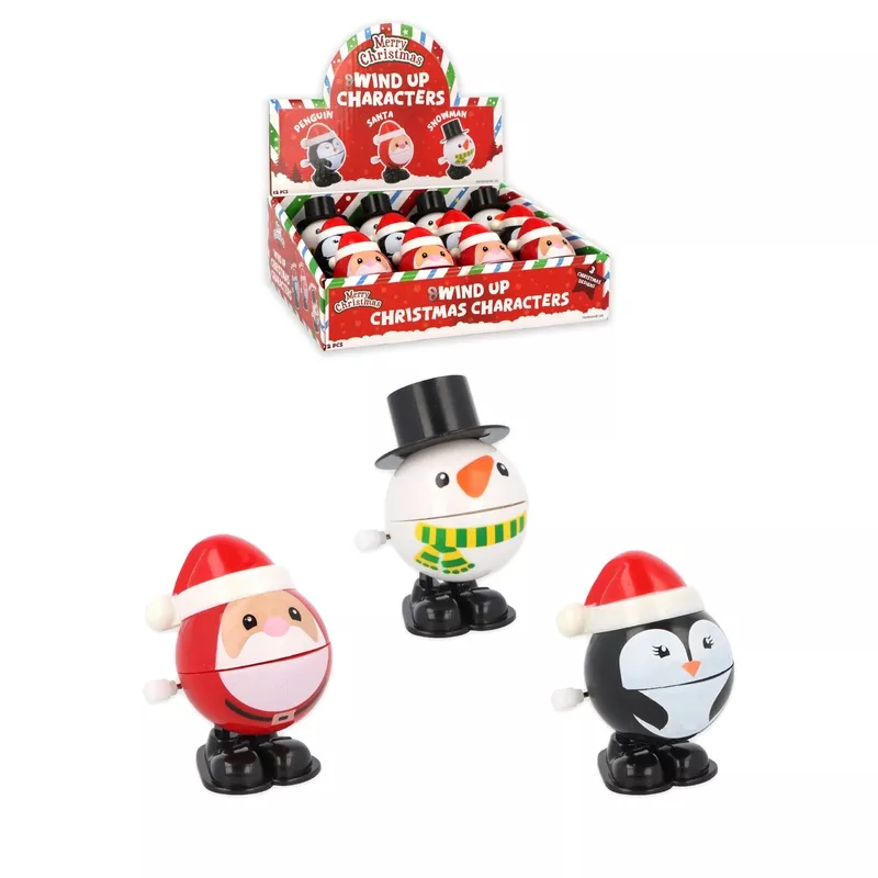 Clockwork Wind Up Christmas Characters (6.5cm)