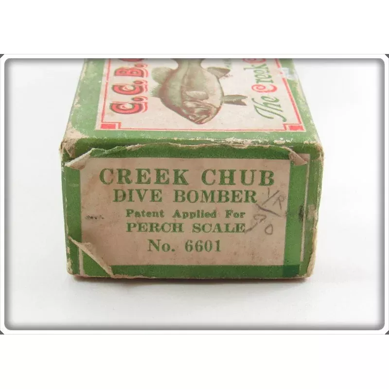 Creek Chub Perch Scale Dive Bomber Empty Box 6601