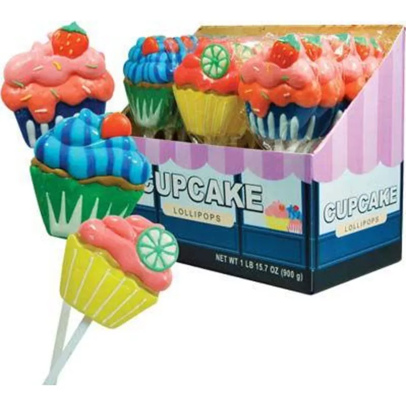 Cupcake Lollipops