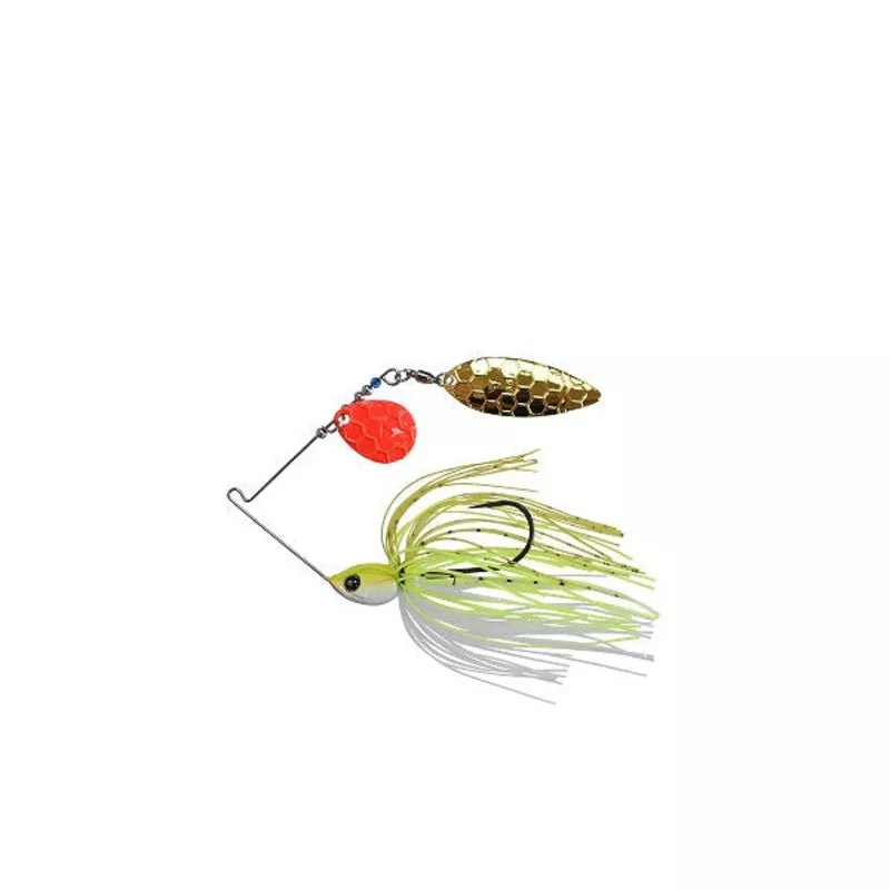 D-Style Spinnerbait Buzzbait D-Spinnerbait 1/2oz Tandem Willow D White Chart