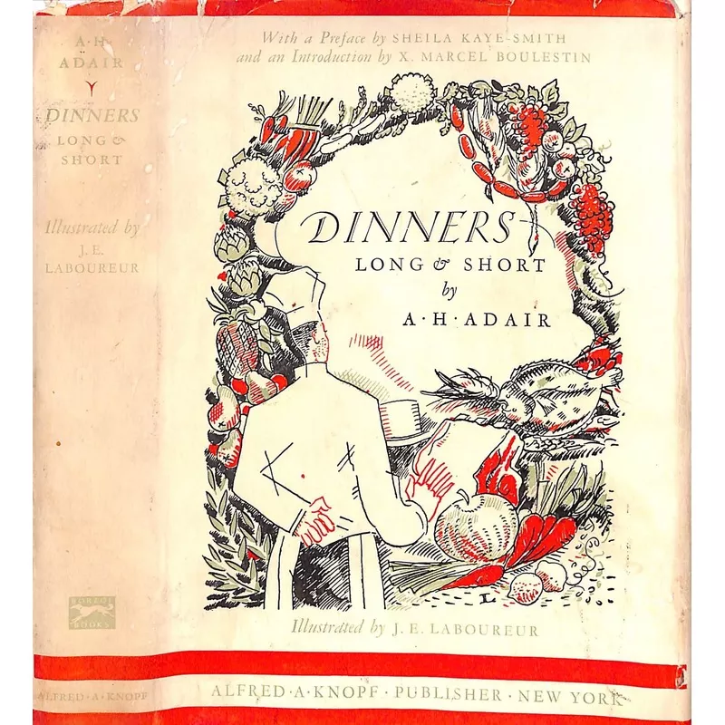 "Dinners Long & Short" 1929 ADAIR, A.H.