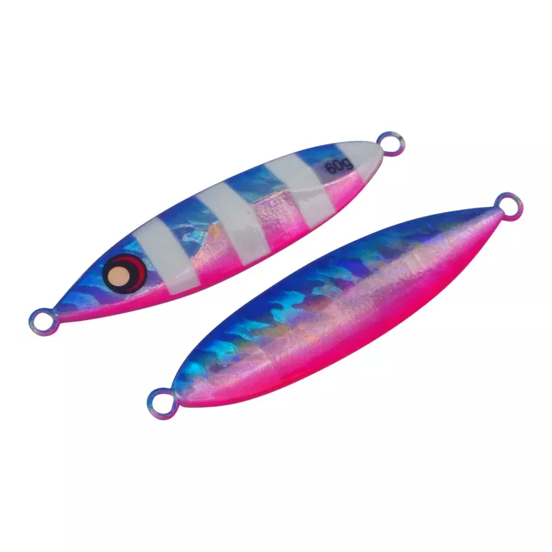 Finesse Slow Pitch Flutter Jig 60gm Blue Blush 2 pack