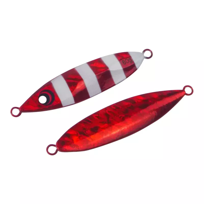 Finesse Slow Pitch Flutter Jig 60gm Ruby Flash 2 pack