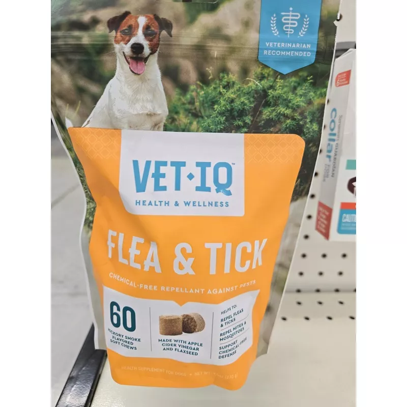 Flea Tick Dog Chew - 60 Count