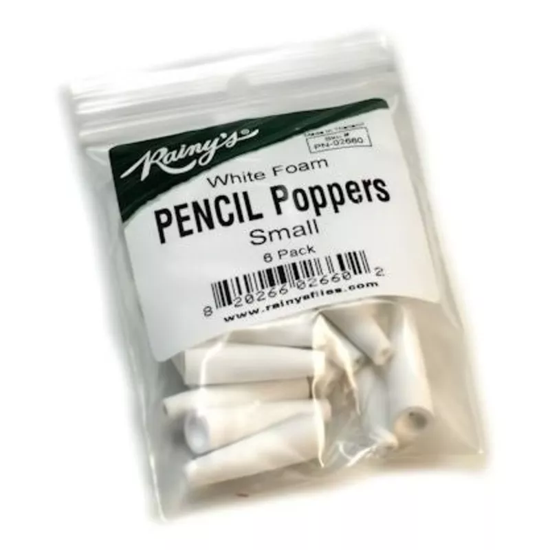 Foam Pencil Poppers White