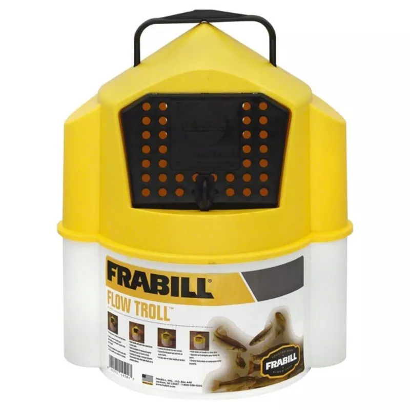 Frabill Flow-Troll Bait Bucket - 6qt