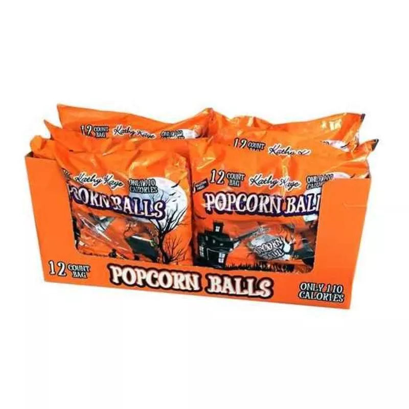 Halloween Wrapped Popcorn Balls Bag