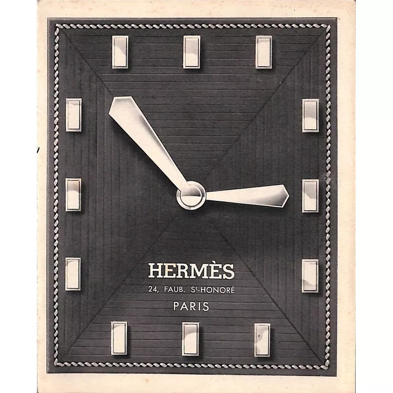 "Herms Paris c1930s Timepiece Catalogue"