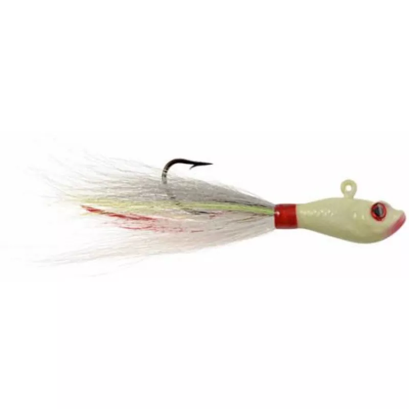 Hurricane 3D Eye Bucktail Glow 2oz