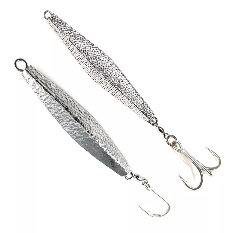 J&B Custom Tuna Rigged Hammered Diamond Jigs