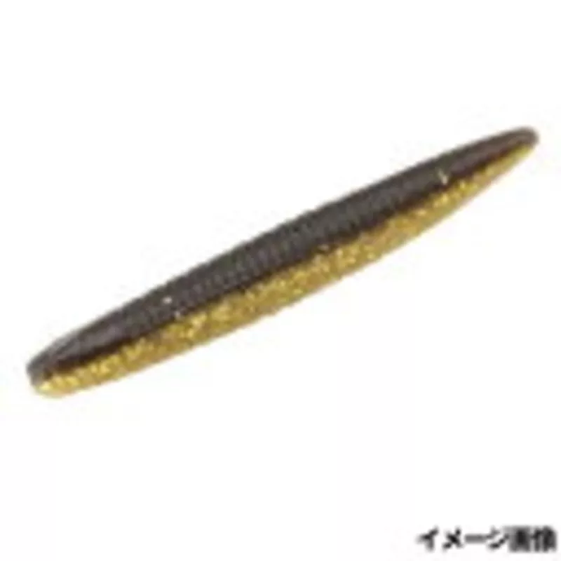 JACKALL Worm Yummy Fish 3.8 inch Marmokin Black