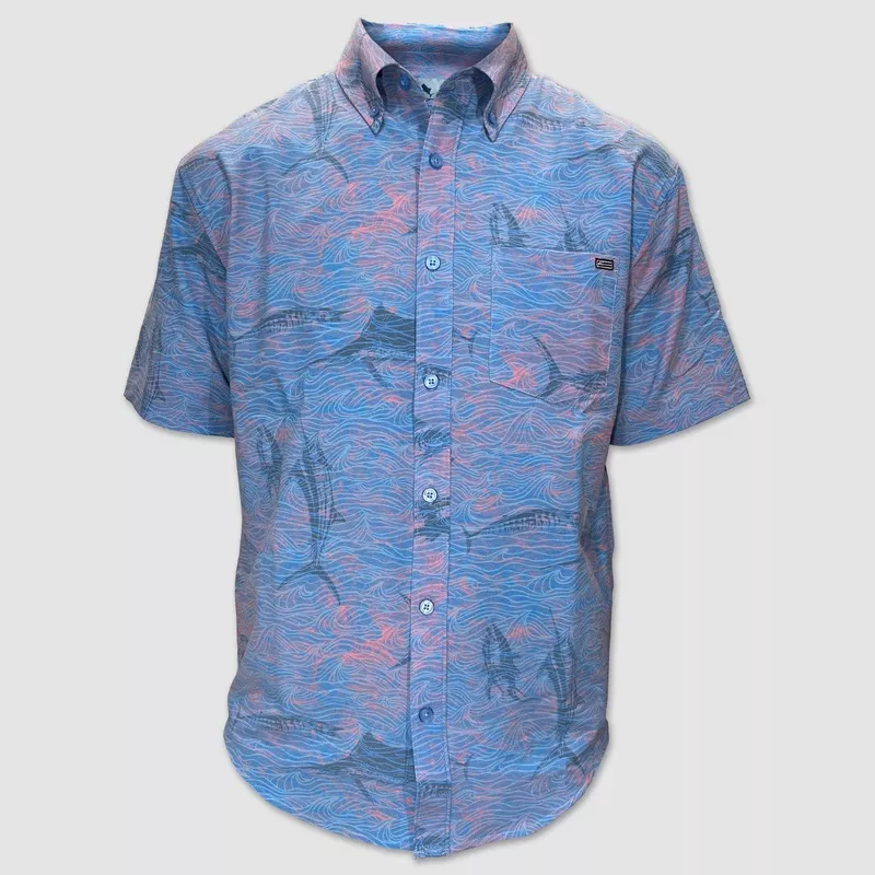 Kscott Wave Slam Islander Button Up Shirt