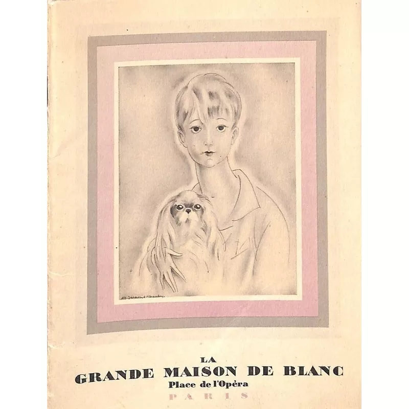"La Grande Maison De Blanc Paris" 1930