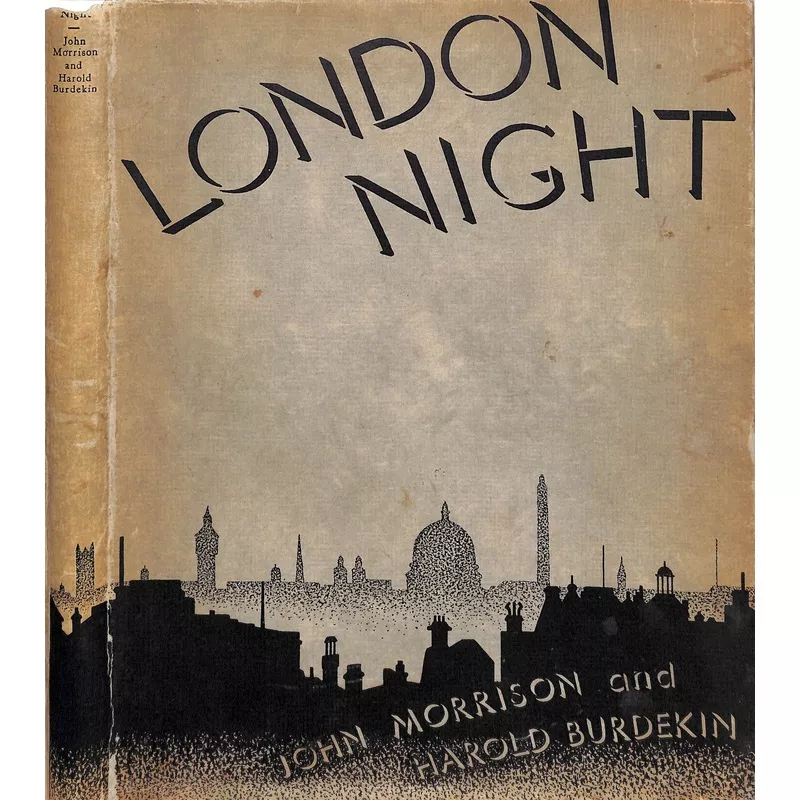 "London Night" 1934 MORRISON, John and BURDEKIN, Harold (SOLD)