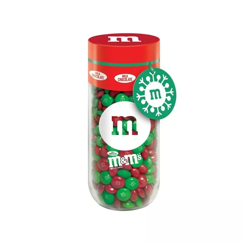 M&M’s Plain Christmas Filled Gift Jar