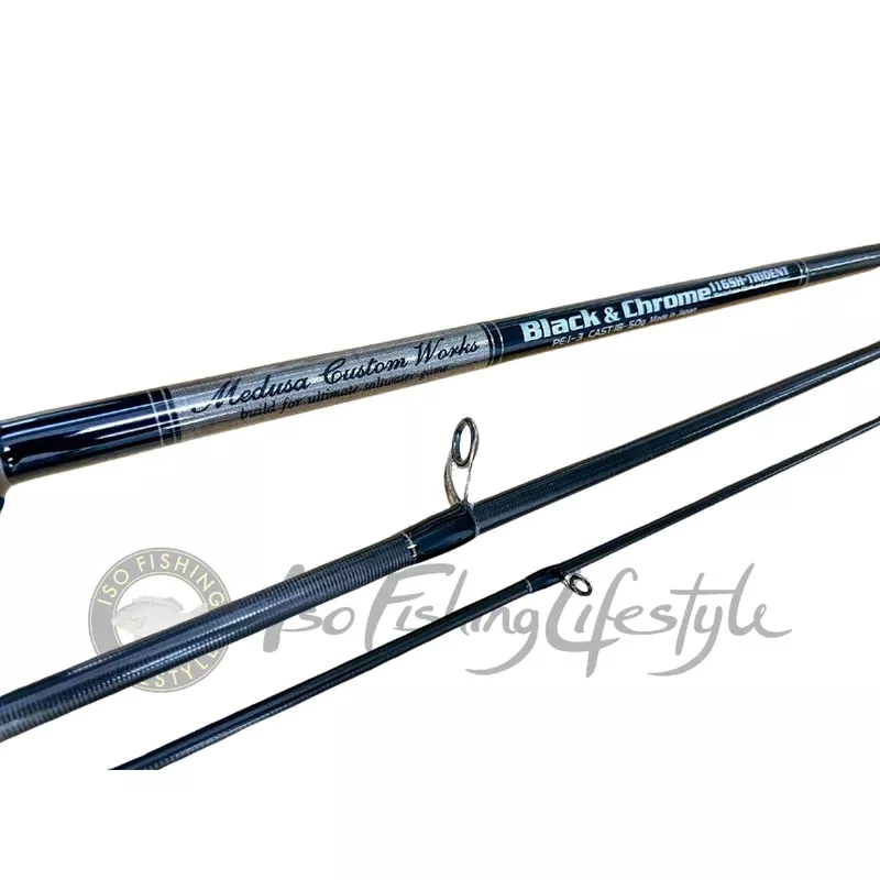 MC Works 2024 Black & Chrome BC116SH-T Trident 3pc