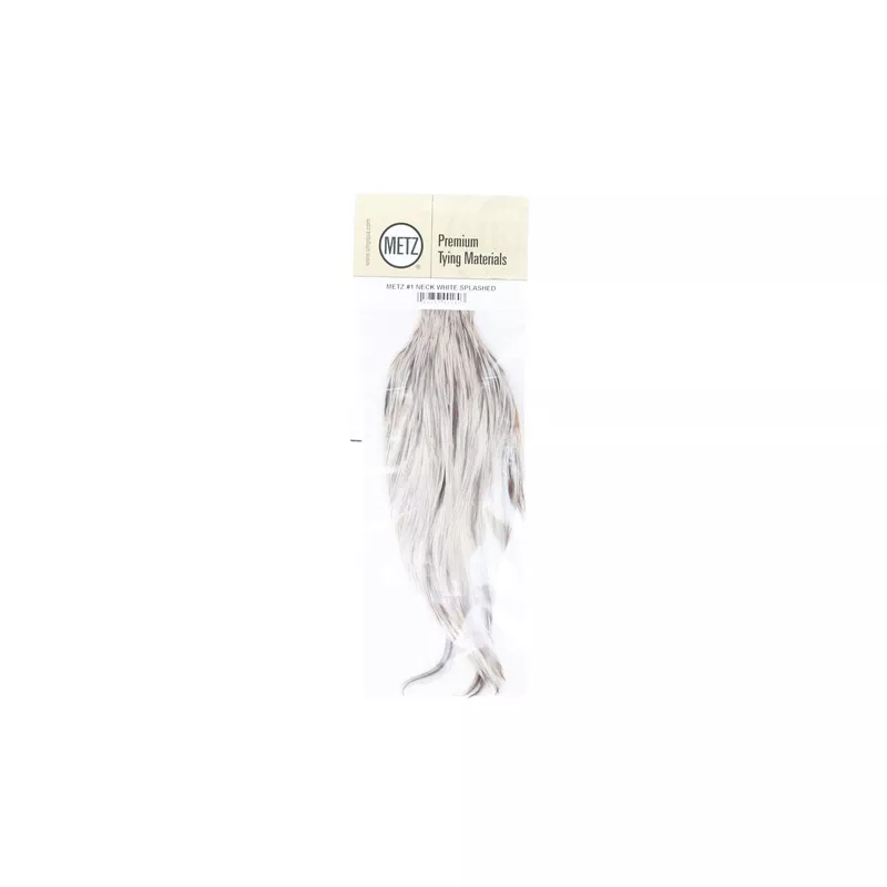 Metz Grade #1 Hen Neck White Splashed