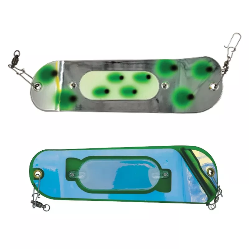 Moonshine Flasher Bad Toad Chrome/Pearl Flasher