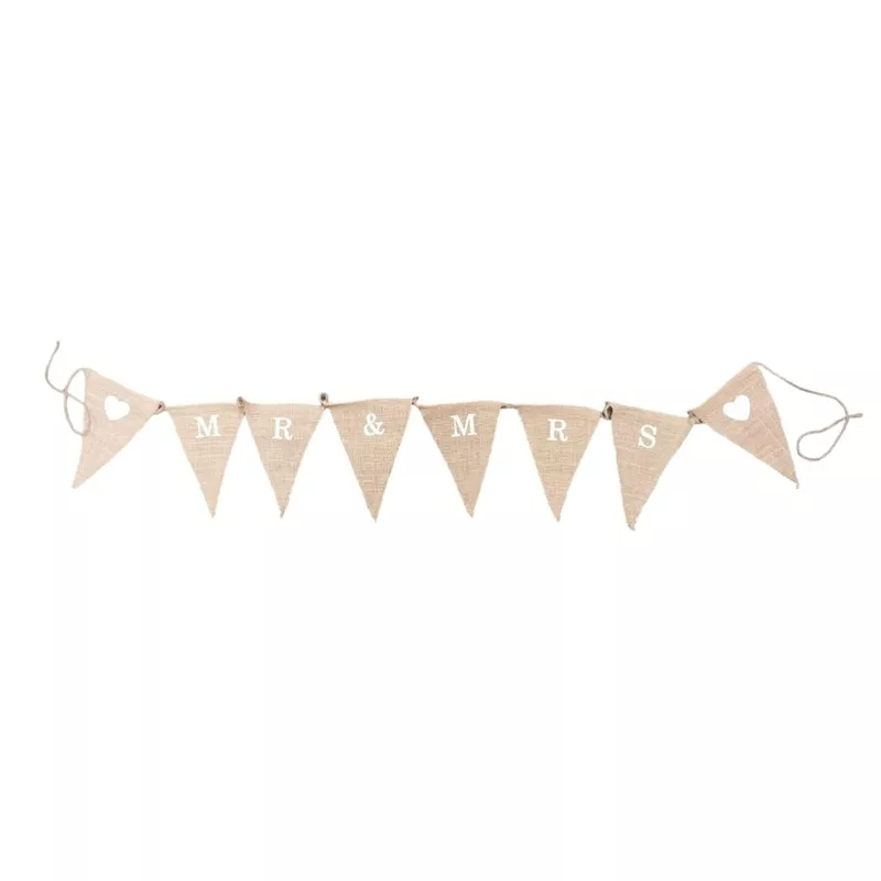 Mr & Mrs Hessian Bunting