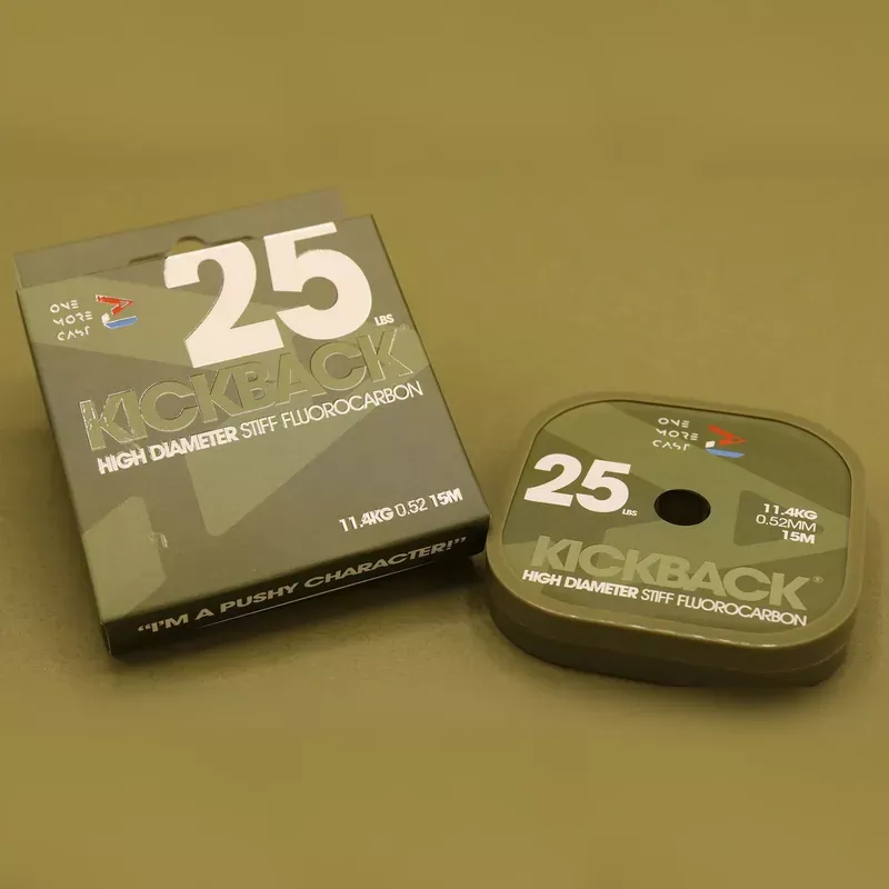 One More Cast Kickback High Diameter Stiff Fluorocarbon (15m)