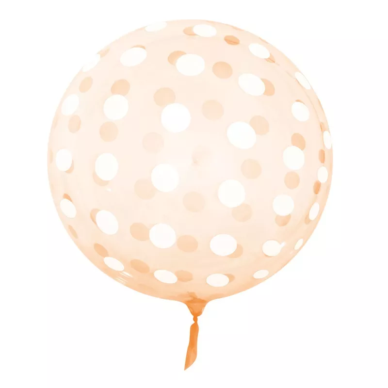 Orange Polka Dots 18″ Vortex Balloon