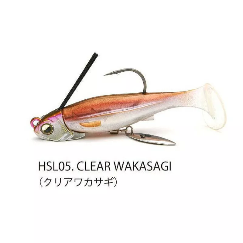 RAID JAPAN Worm Head Swimmer Libero 14g 05. Clear Smelt
