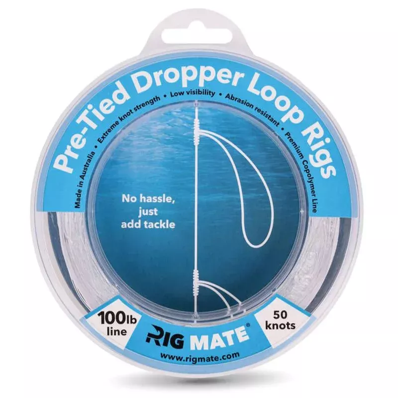 Rig Mate Pre-tied Dropper Loop Paternoster Rigs 100lb 50 knots