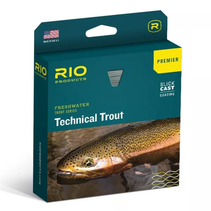 Rio Premier Technical Trout Floating Fly Line Sky Blue/Peach