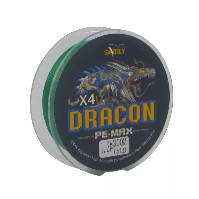 Samdely Dracon X4 Braid Dark Green #0.8 10lb 300Mtr