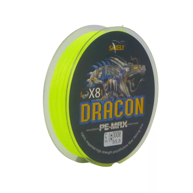 Samdely Dracon X8 Braid Yellow #2.0 25lb 300Mtr
