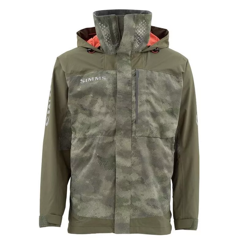 Simms 11243-377 Challenger Jacket – Hex Camo Loden – XL
